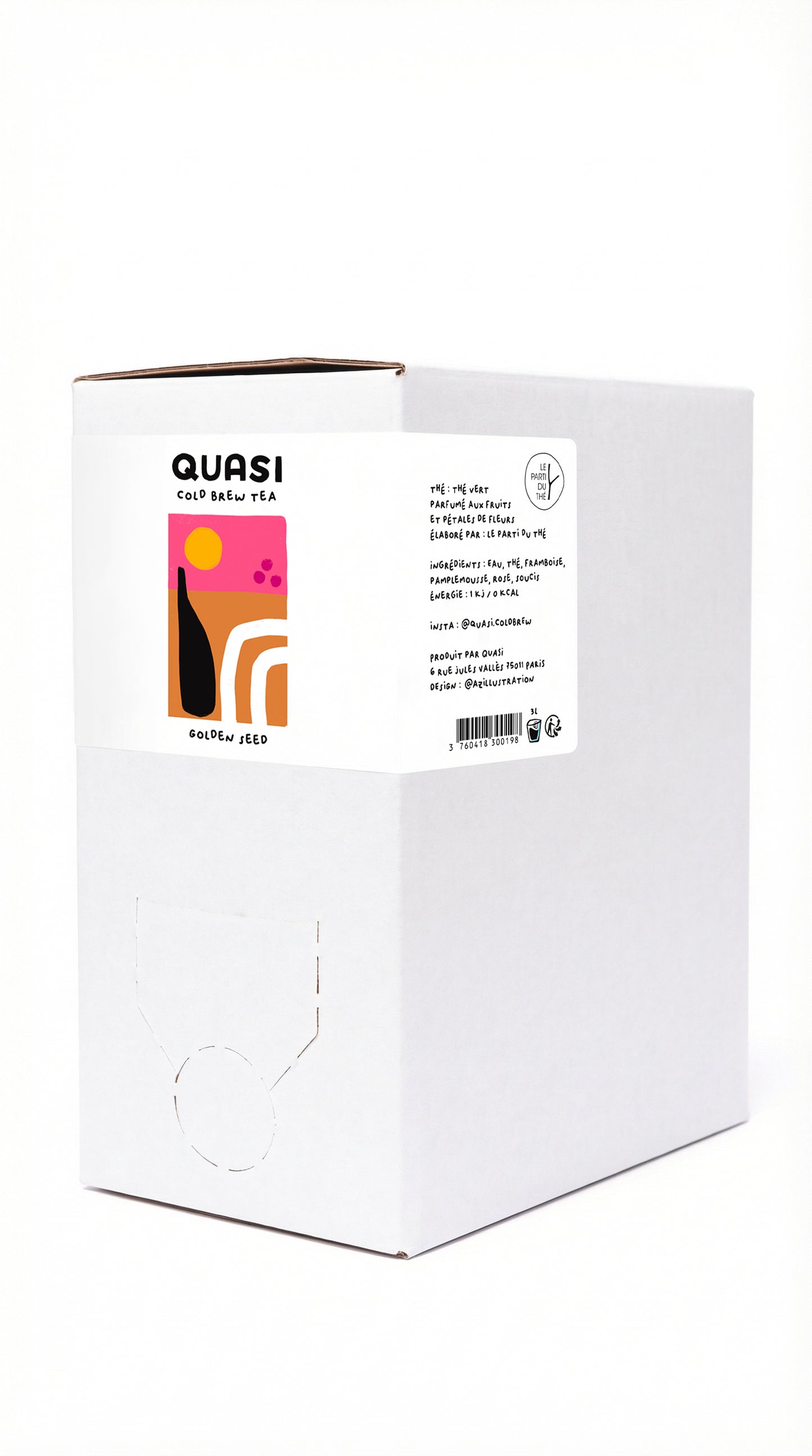 QUASI - GOLDEN SEED - COLD BREW TEA - BIB 3L