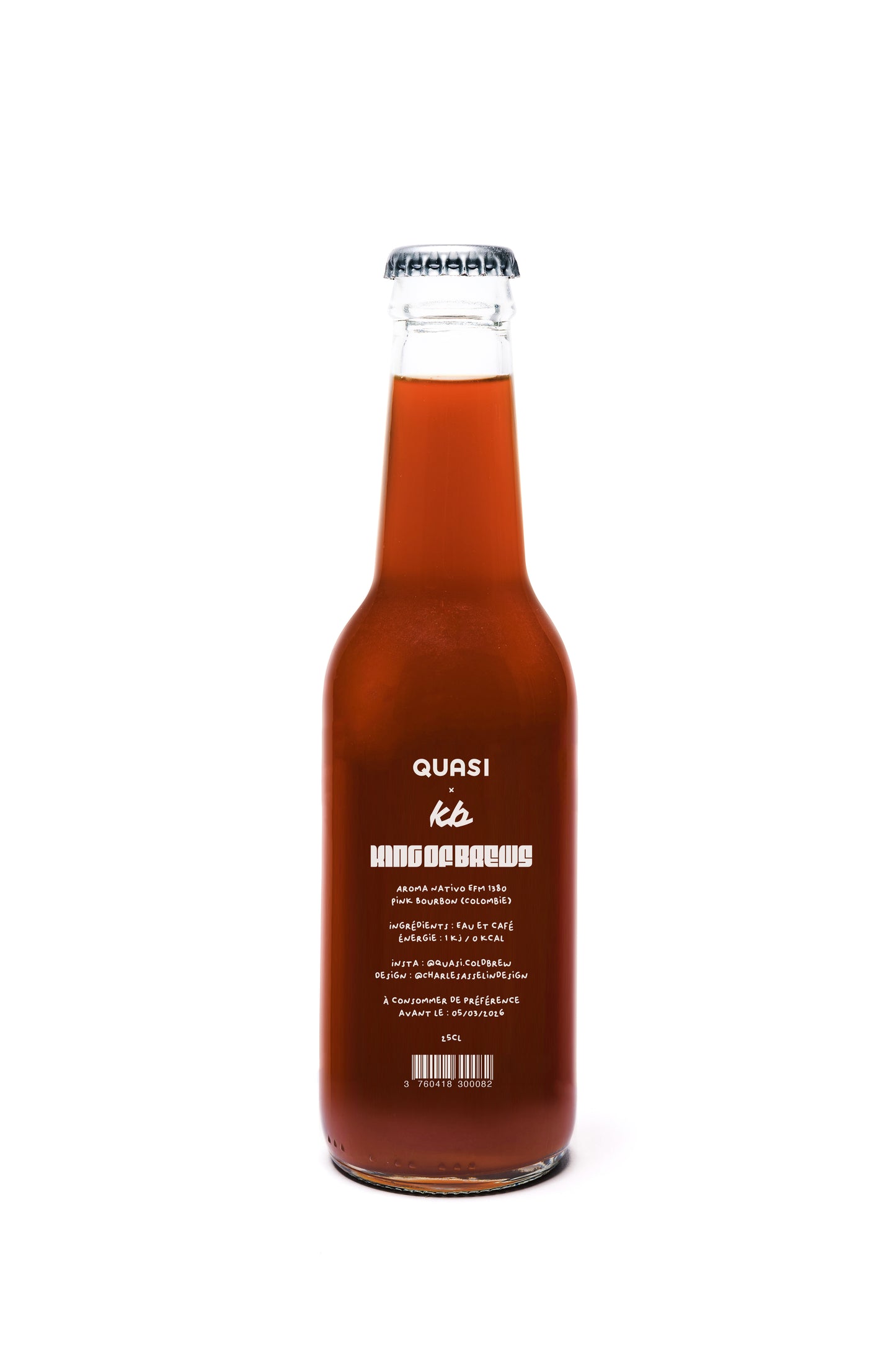 QUASI - "King of Brews" - Cold brew (bouteille 25cL)