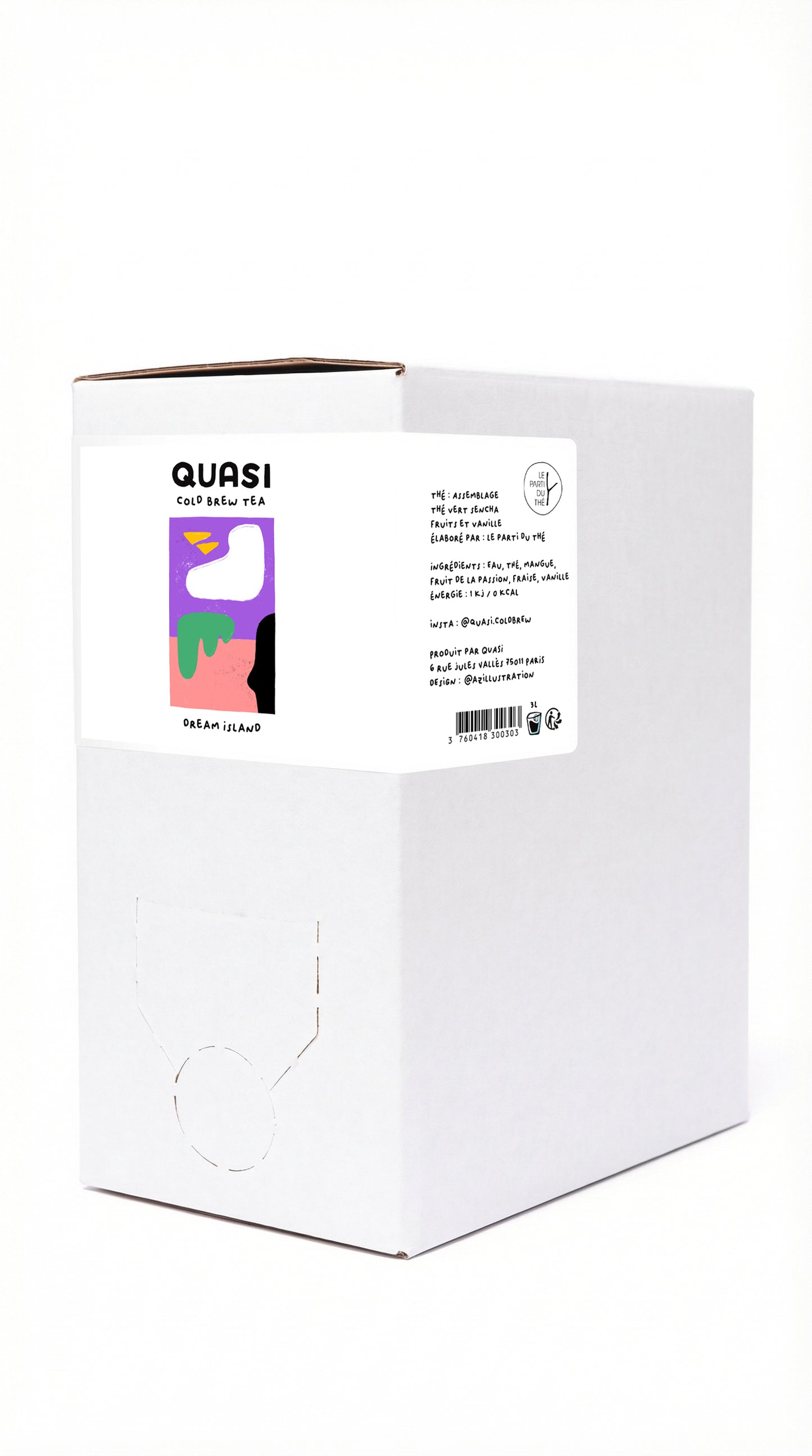 QUASI - "Dream Island" - Cold brew tea (cubi 3L)