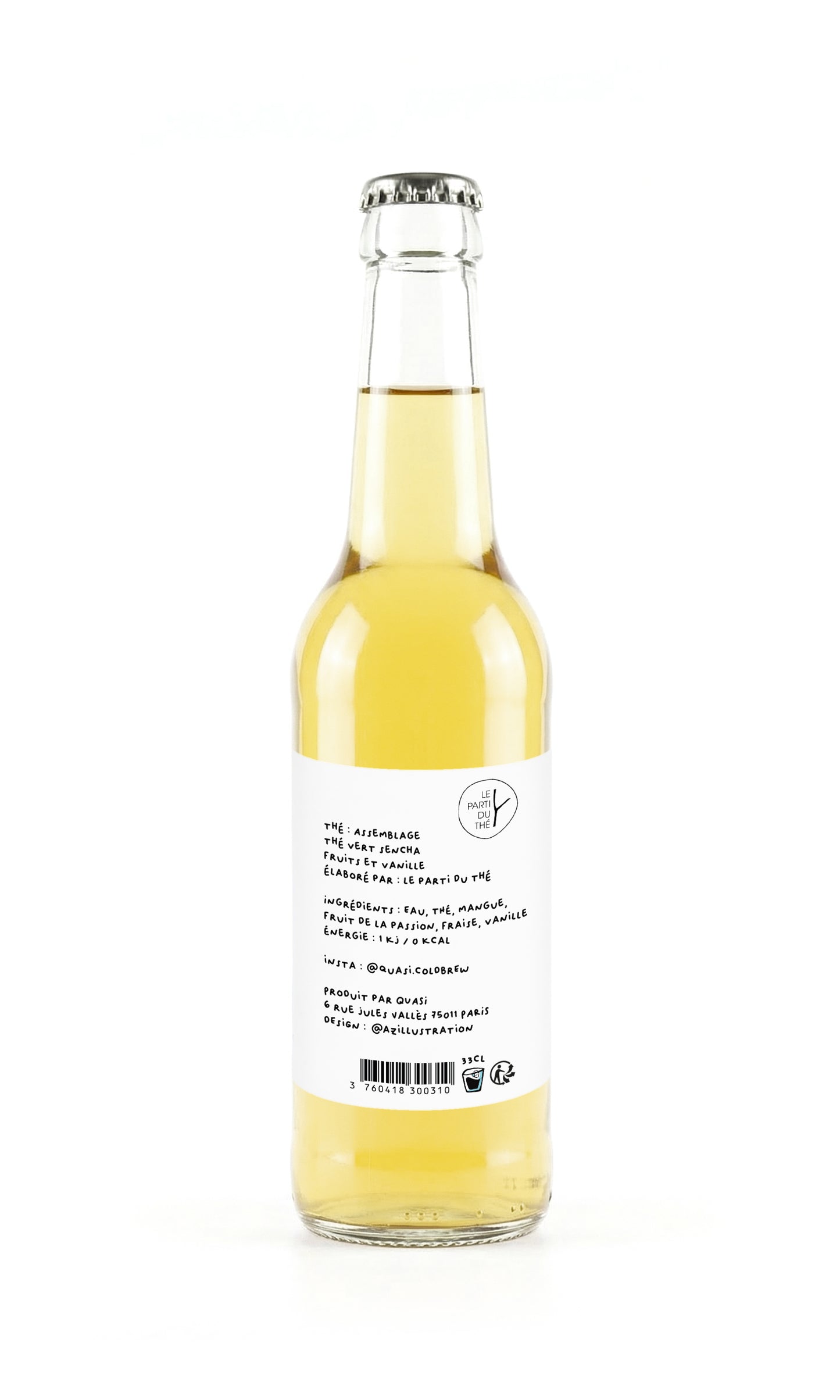 QUASI - "Dream Island" - Cold brew tea (bouteille 33cL)