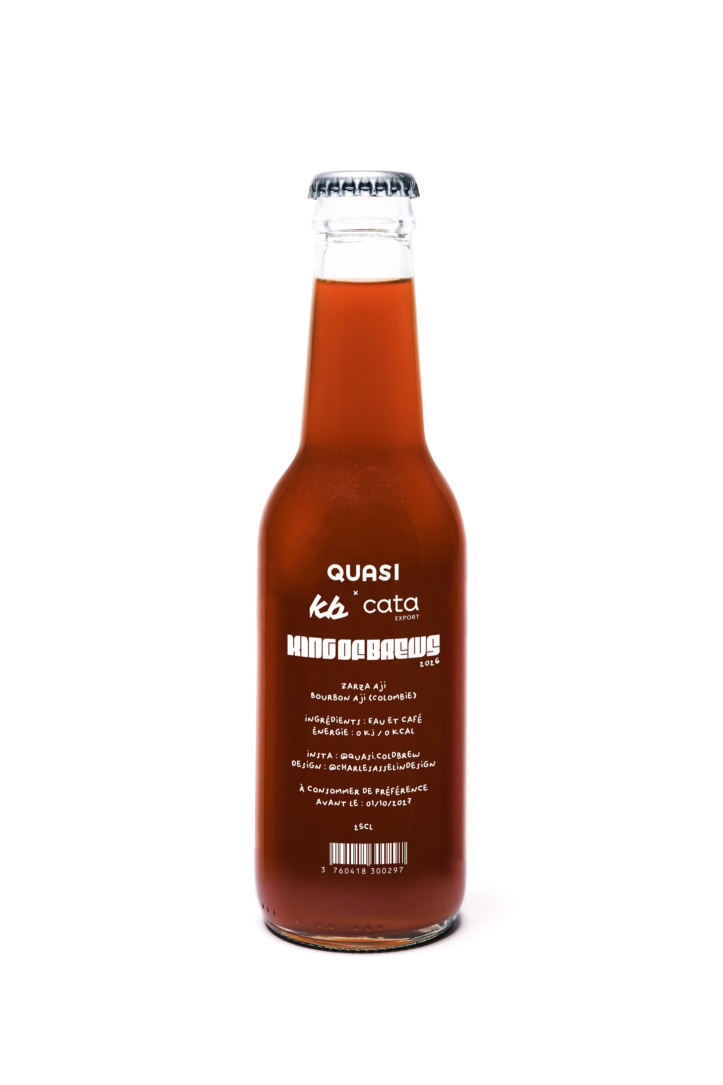 QUASI - "King of Brews 2026" - Cold brew (bouteille 25cL)