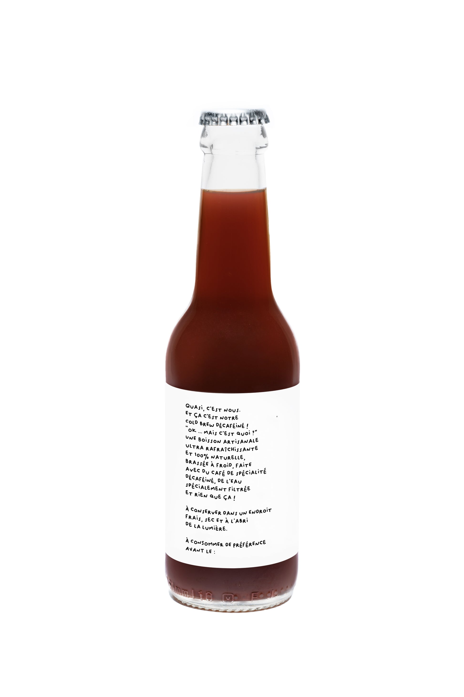 QUASI - NO RUSH - COLD BREW DECAF - BOUTEILLE 25CL