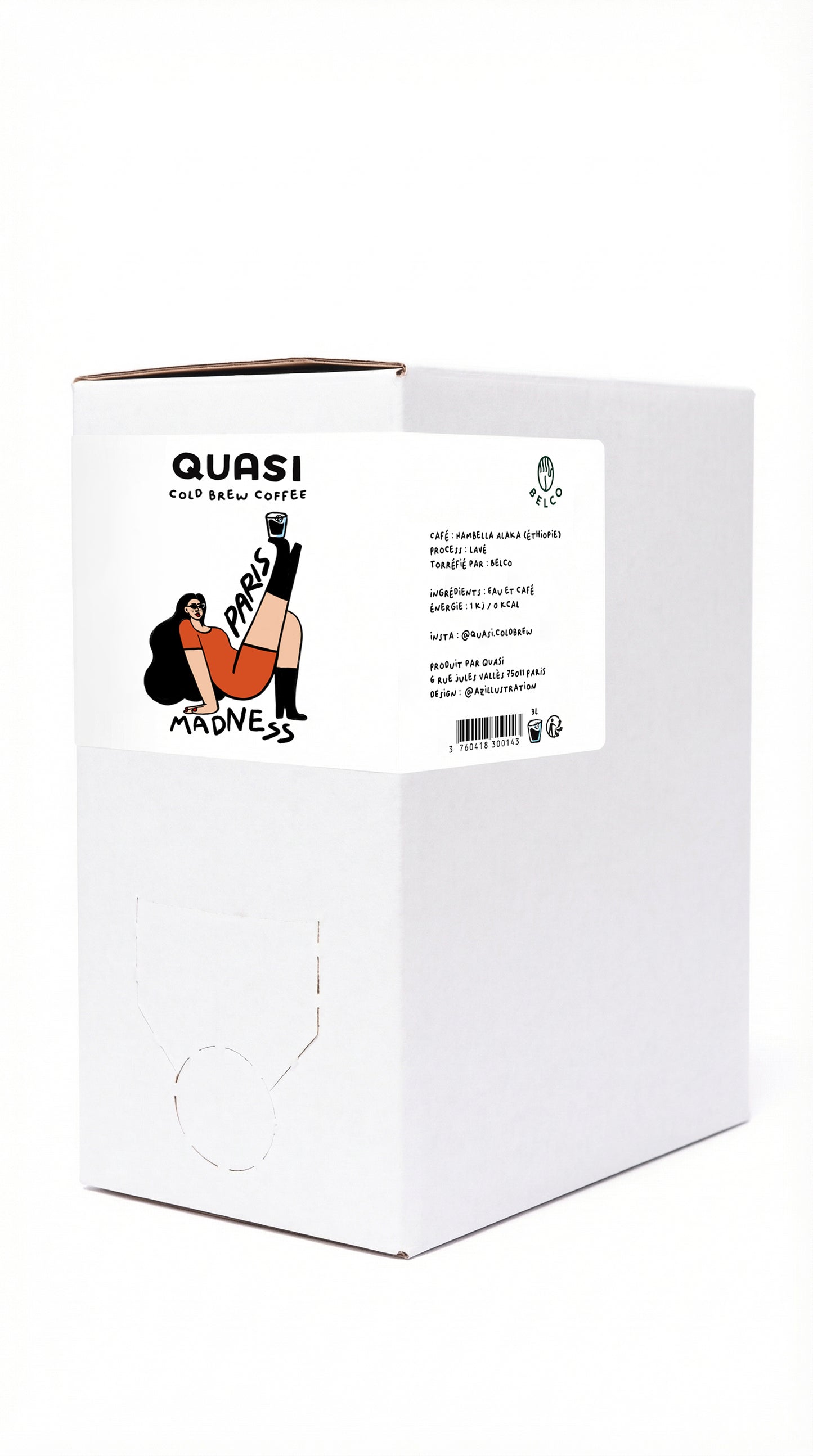 QUASI - PARIS MADNESS - COLD BREW - BIB 3L
