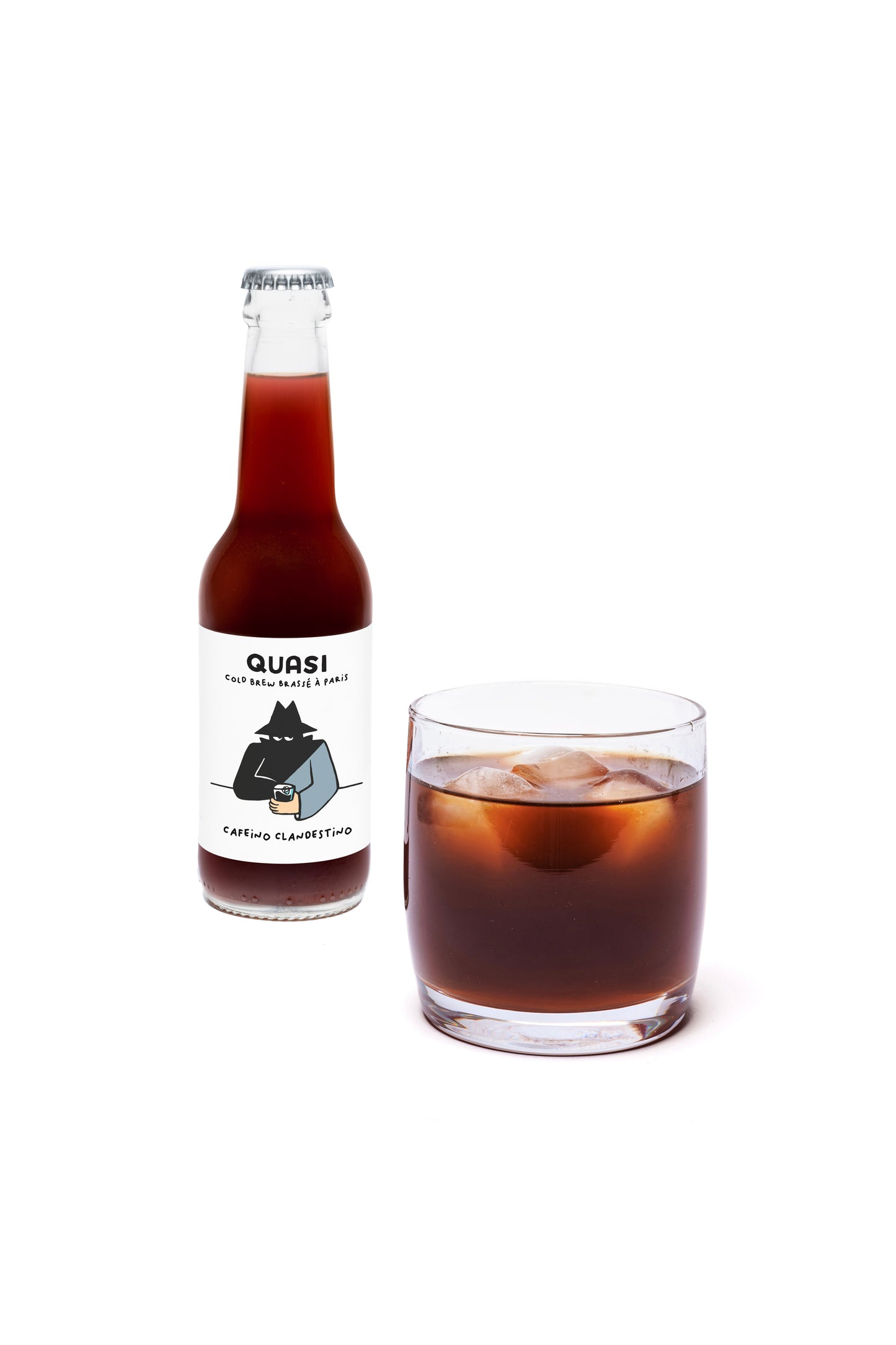 QUASI - "Cafeino Clandestino" - Cold brew (bouteille 25cL)